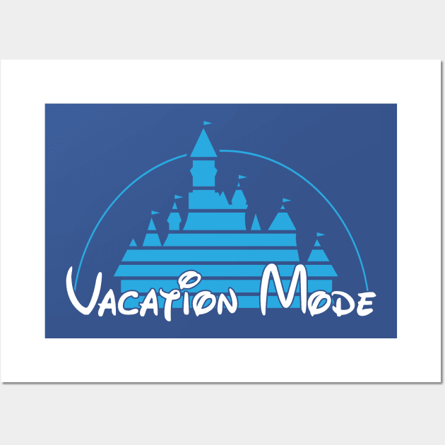 Vacation Mode Wall Art by old_school_designs